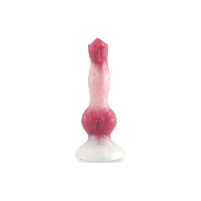 Realistic dog-shaped dildo with a strong screw-on cushion and a truly authentic feel