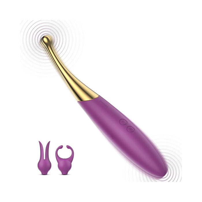 2 in 1 Vibrator for Women – G-spot and clitoral stimulation with 25 vibration modes