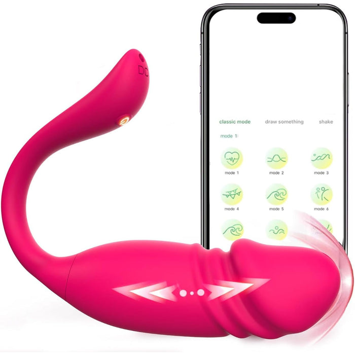 APP-controlled clitoral stimulator with 9 vibration modes - a unique couples toy