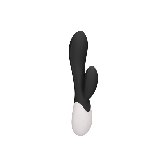 Rechargeable Heating G-Spot Vibrator Rabbit with 8 Modes Black