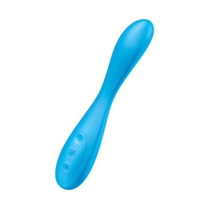 Flexible G-spot vibrator, app compatible, silicone, waterproof