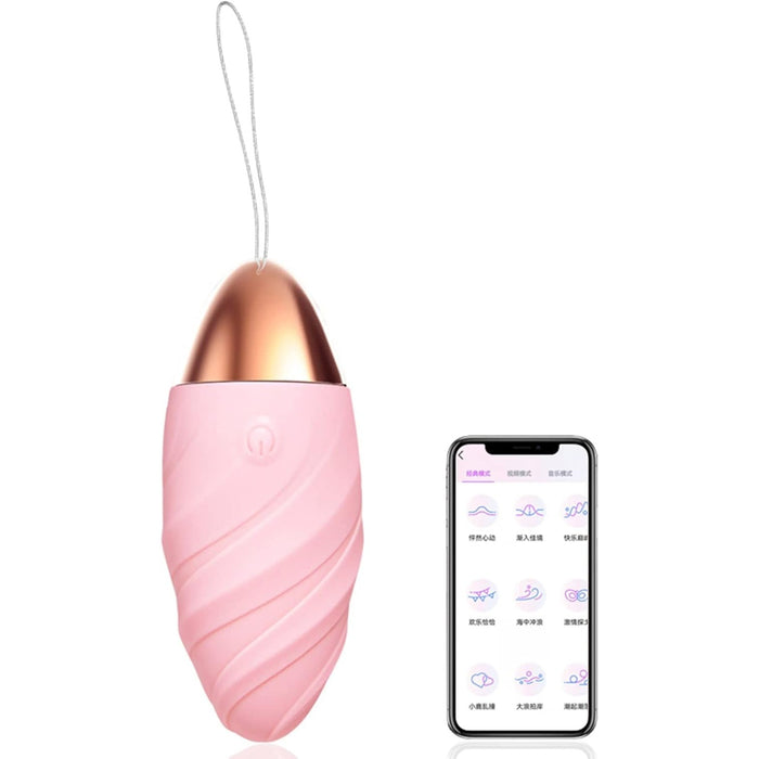 Kugelvibrator su 10 režimų vibracijos ir app valdymu – diskretiškas malonumas poroms