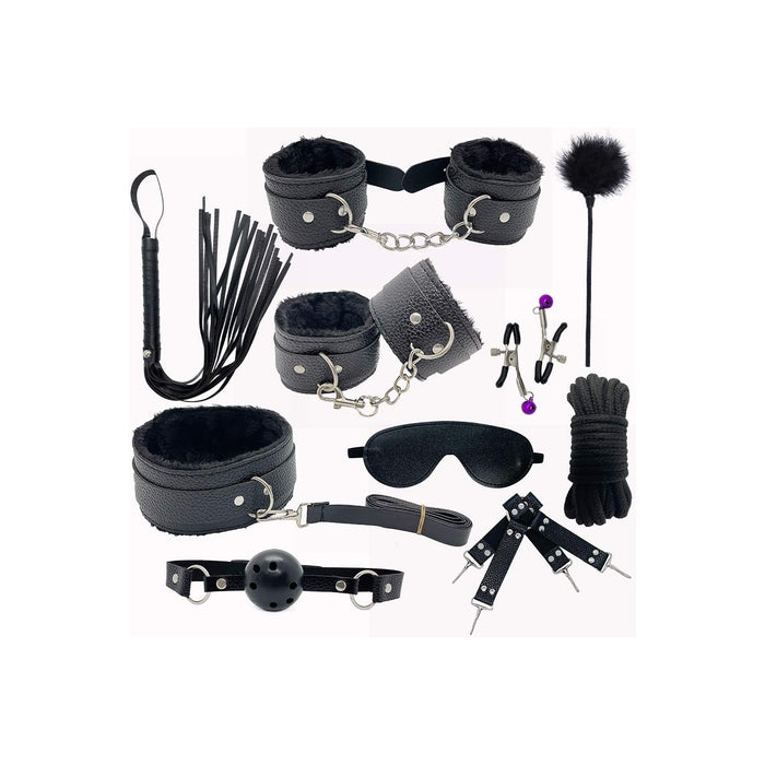 10 dalių pririšimo rinkinys poroms – smagus žaidimas miegamajame