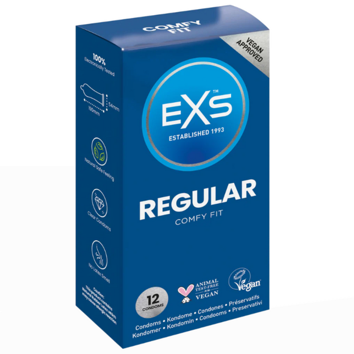 EXS Regular Comfy Fit standartiniai prezervatyvai