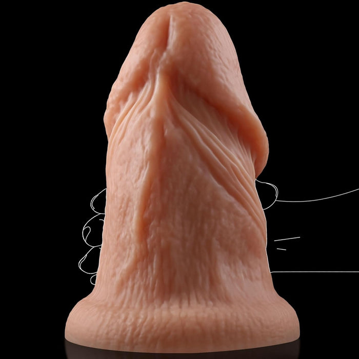 XXL Realistinis Dildo 24 x 11,5 cm su natūralia oda ir stipria prisiurbtuvė