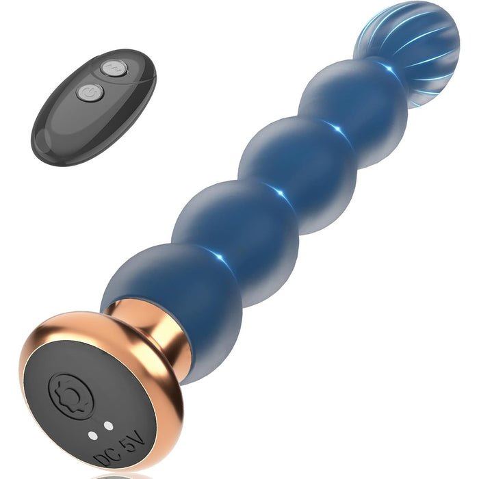 Anal vibrator for beginners with 10 vibration modes and remote control