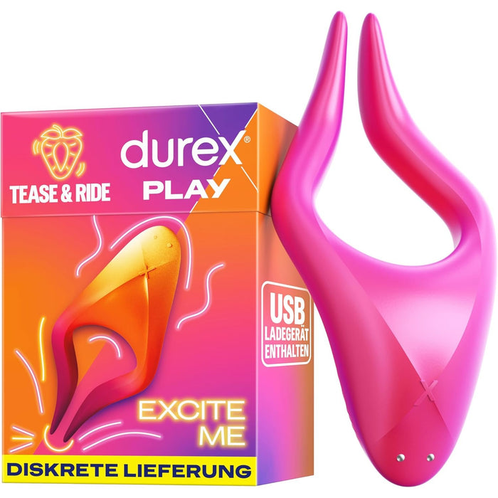 Tease & Ride daugiafunkcinis stimuliatorius su 7 vibracijos režimais ir USB įkrovimu