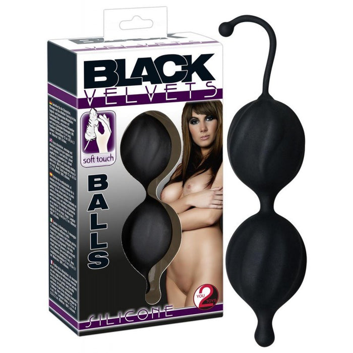 Black Velvets ovalūs vaginaliniai kamuoliukai