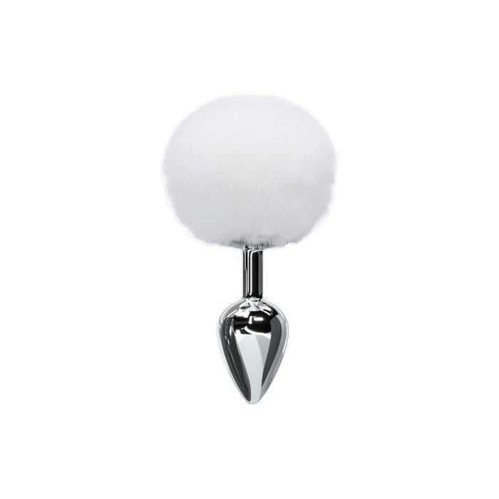 Unique Rabbit Tail Anal Plug Made of Stainless Steel with Cute Fur