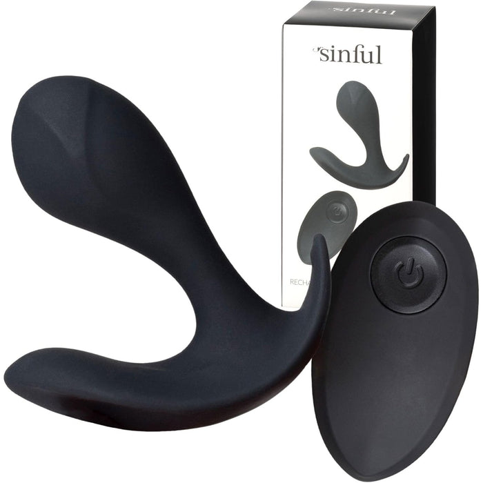 Įkraunamas Prostatų Vibratorius Vyrams su Nuotolinio Valdymo Pultu