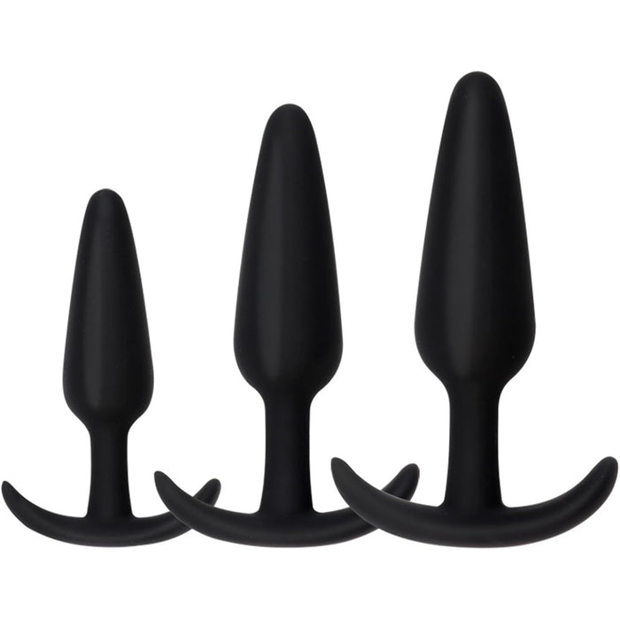 3 dalių analinių kaiščių rinkinys moterims ir vyrams – mažas, vidutinis, didelis