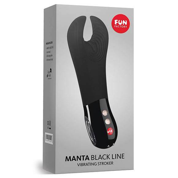Fun Factory Manta black vibrating masturbator Aistra Fun Factory Manta black vibrating masturbator Aistra
