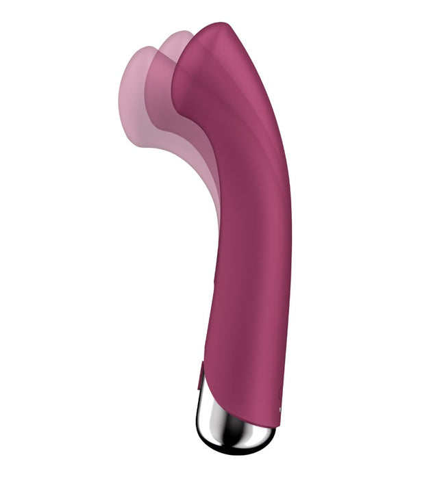 Satisfyer Spinning G-Spot 1 – G-spot vibrator, with rotation and vibration, red