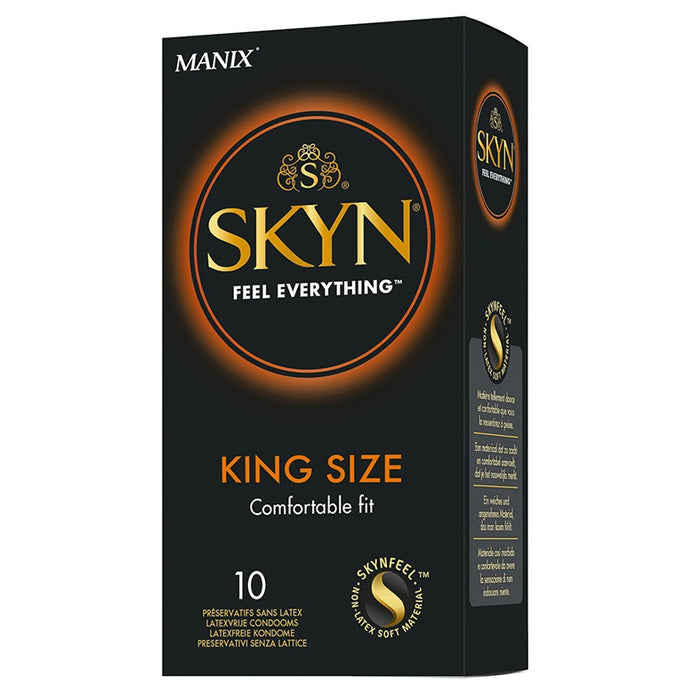 SKYN King Size prezervatyvai be latekso 10 vnt.