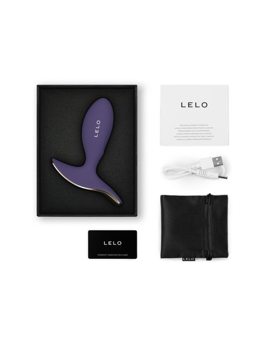 LELO SURFER 2 – vibruojantis analinis kamštis (Cyber Purple)