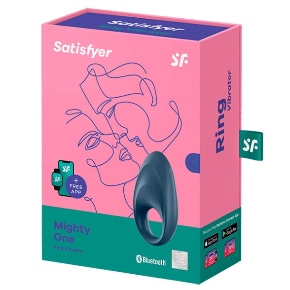 Satisfyer Mighty One išmanusis vibruojantis penio žiedas