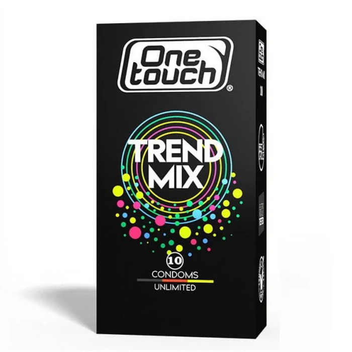 One Touch Trend Mix prezervatyvų rinkinys 10 vnt.