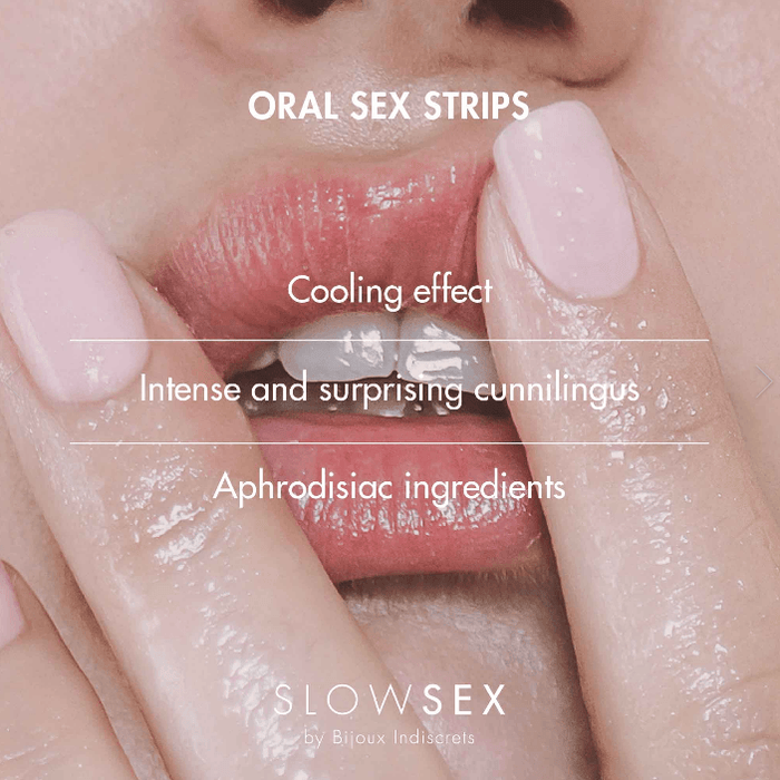 Slow Sex Oral Sex Strips juostelės oraliniam seksui