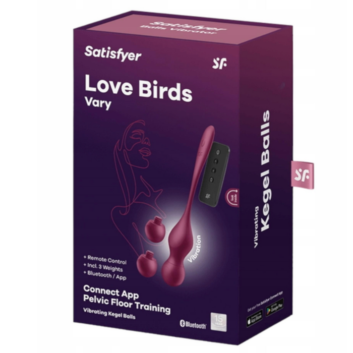 Satisfyer Love Birds išmanieji vaginaliniai kamuoliukai