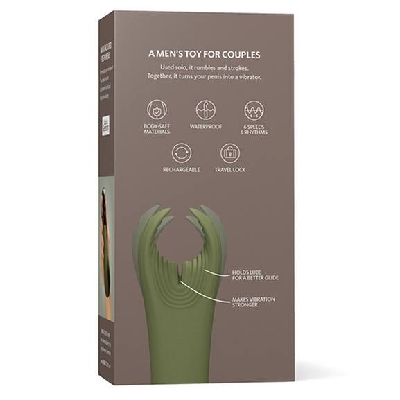 Fun Factory Manta green vibrating masturbator Aistra Fun Factory Manta green vibrating masturbator Aistra