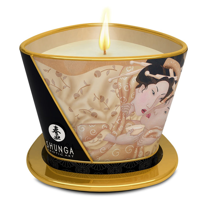 Shunga vanilės aromato masažinė žvakė 170ml