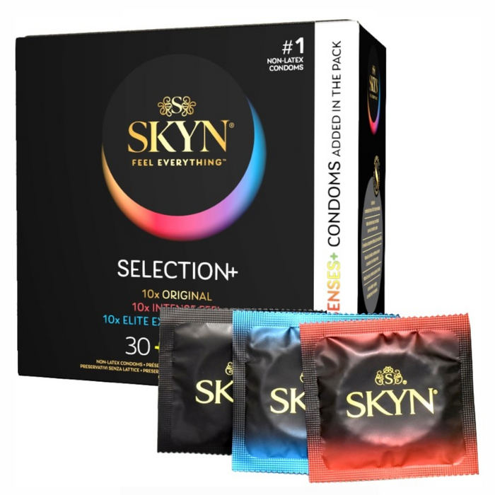 SKYN Selection+ prezervatyvai be latekso 35 vnt.