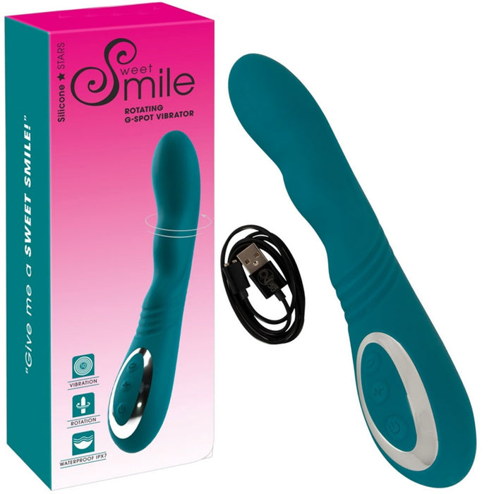 Sweet Smile Rotating G-Spot – sukamasis G taško vibratorius su 10 vibracijos režimų
