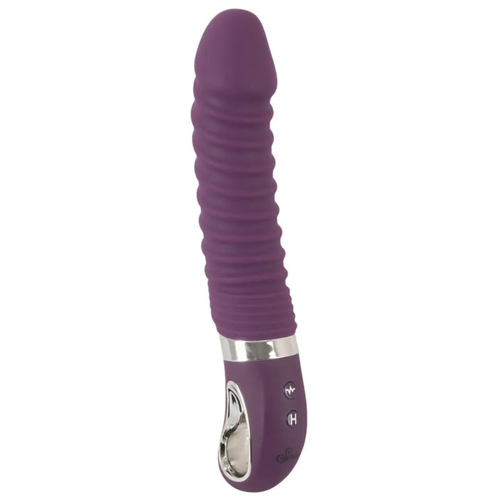 Sweet Smile – Warming silicone vibrator with grooves