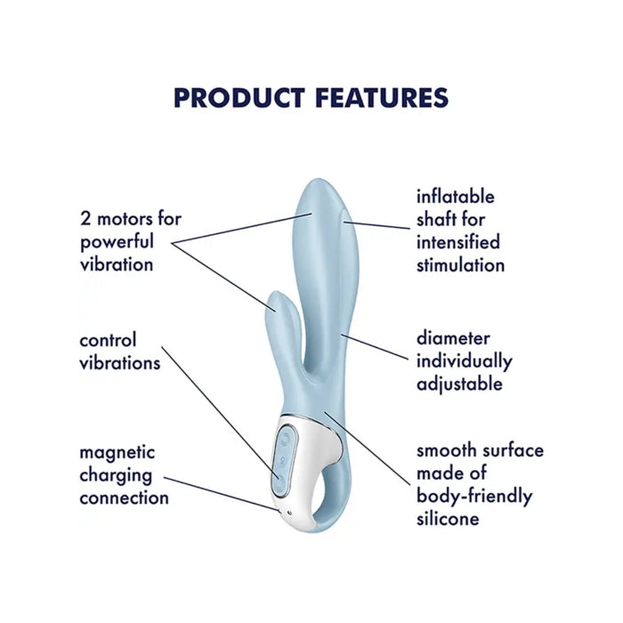 Air Pump Bunny 1 – powerful inflatable vibrator with clitoral stimulator