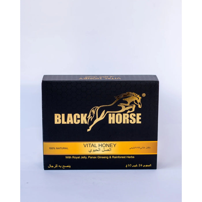 Black Horse Vital Honey – Natural honey blend for men (24 x 10 g)