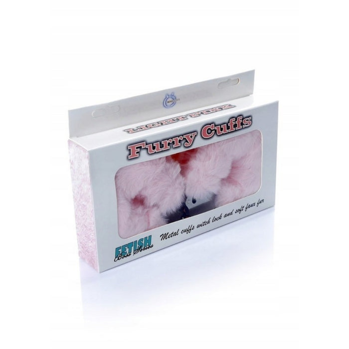 Furry Cuffs Light Pink
