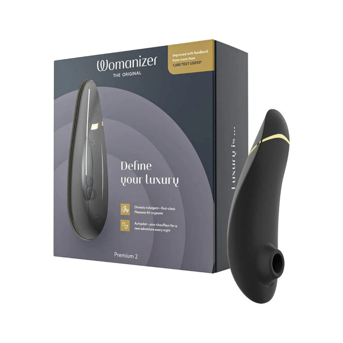 Womanizer PREMIUM 2 – luxury clitoral stimulator, Black