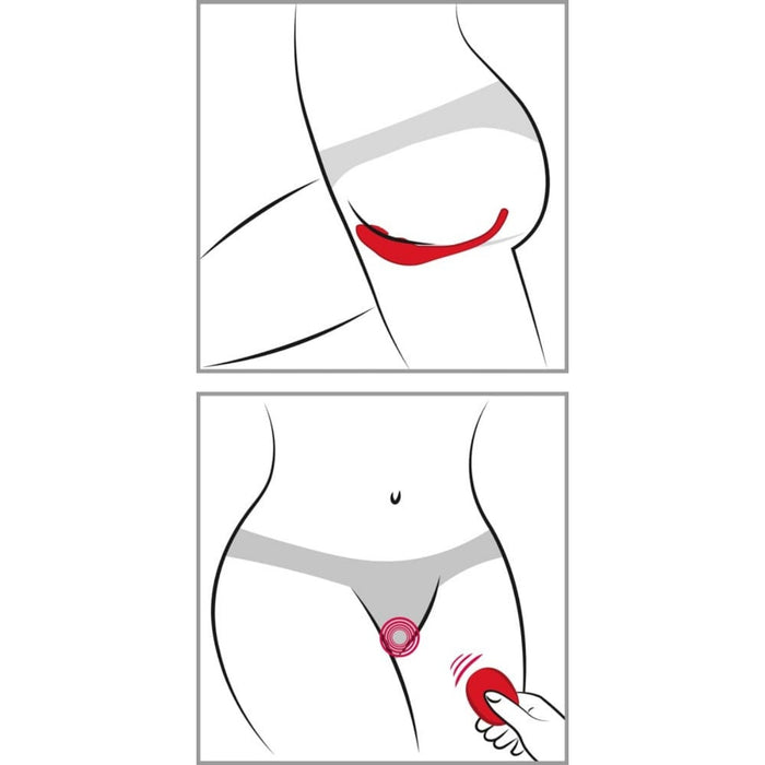 Sweet Smile RC Slim Panty Vibe – clitoral and anal stimulator