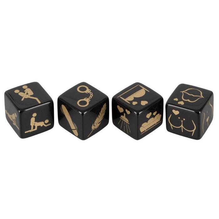 Sex game dice for couples (4 pcs.) - fun erotic game in bed Dice Set