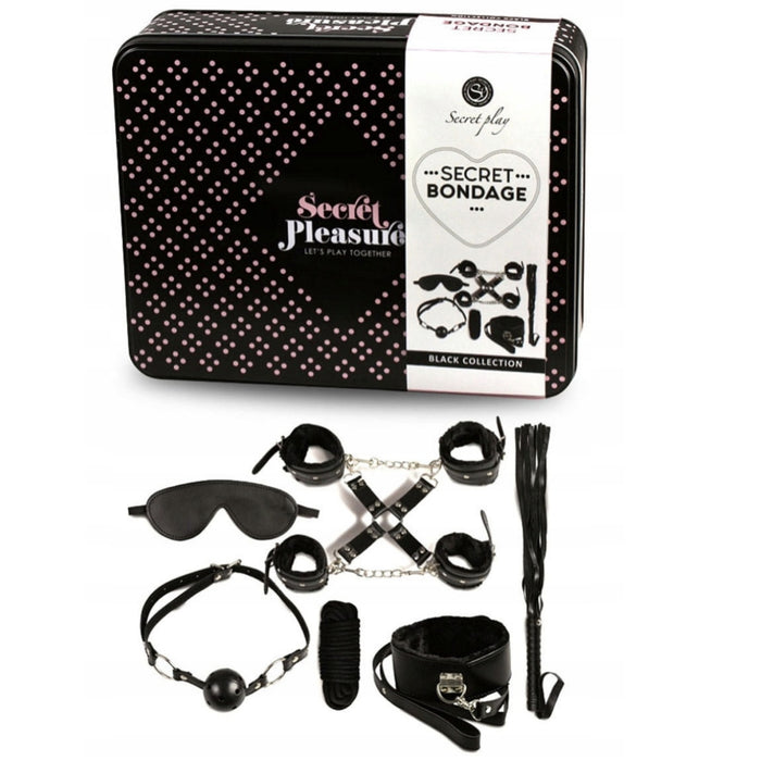 Set Secret Bondage - Set 8 pcs Black