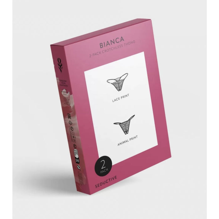 Obsessive Bianca atviros kelnaitės (2 vnt.)