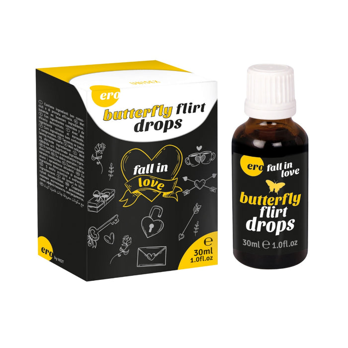 Love drops "HOT Butterfly Flirt Drops" stimulant for couples, 30 ml