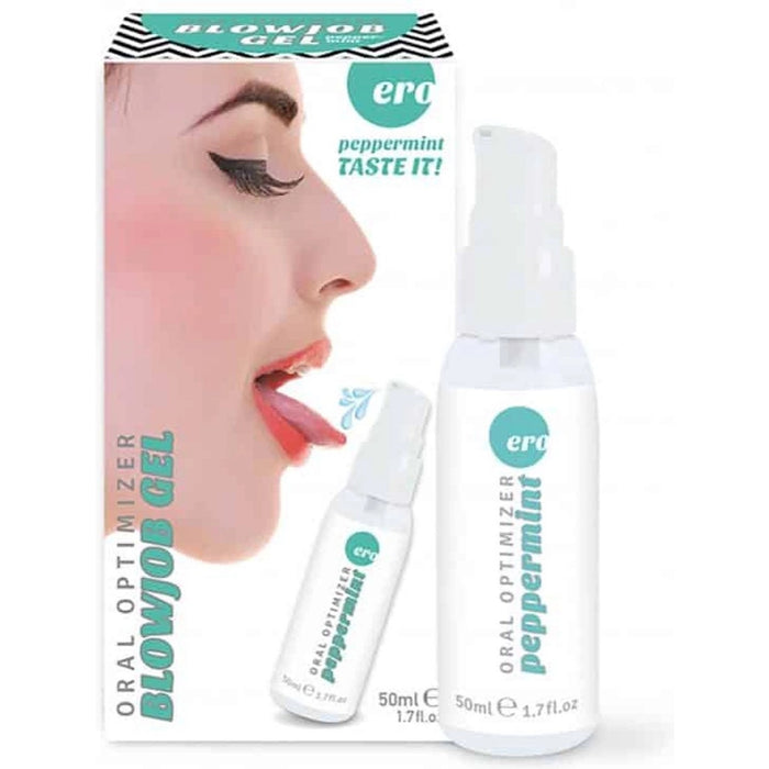 Ero by HOT Oral Optimizer Deepthroat Gel Peppermint, 50 ml – gaivinantis purškiklis oraliniam seksui
