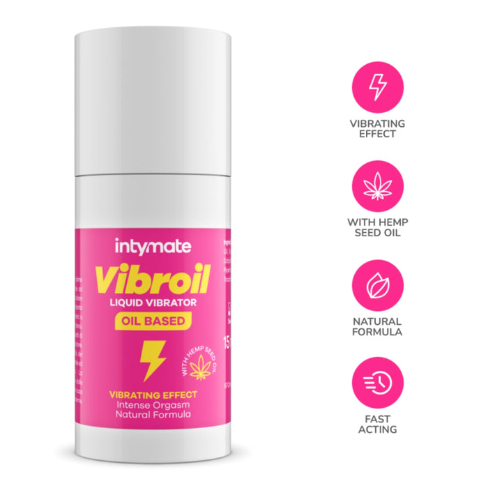 INTIMATELINE INTYMATE – vibruojantis intymus aliejus Vibroil, 15 ml