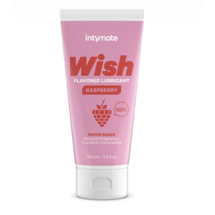 INTYMATE Wish Raspberry vandens pagrindo lubrikantas su aviečių skoniu, 100 ml