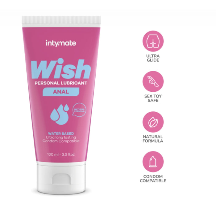 INTYMATE Wish Anal vandens pagrindo analinis lubrikantas, 100 ml