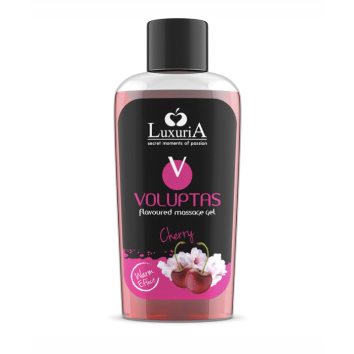 Voluptas Cherry stimulating massage gel, edible, 100 ml