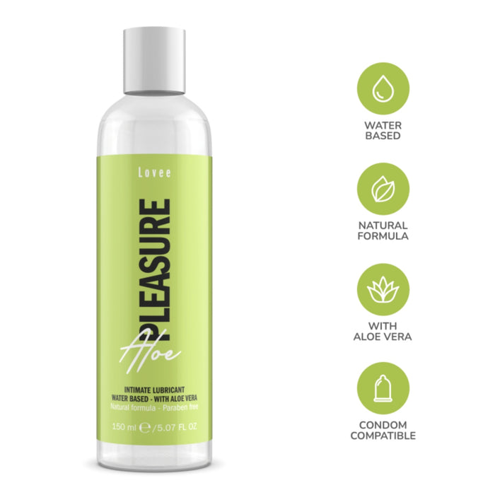 Lovee Aloe Pleasure water-based lubricant, 150 ml