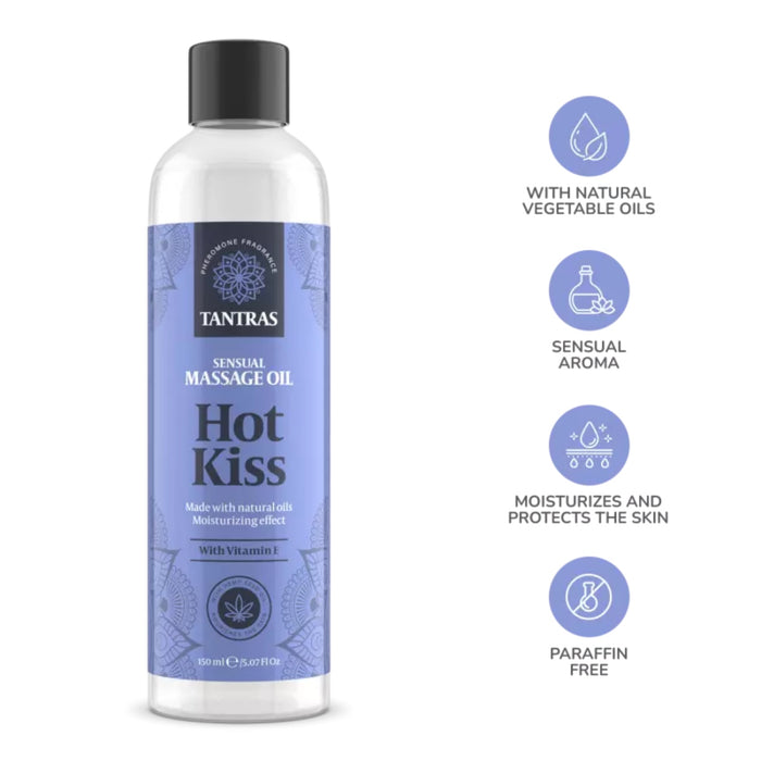 Tantras Love Oil Hot Kiss – aromatic massage oil, 150 ml