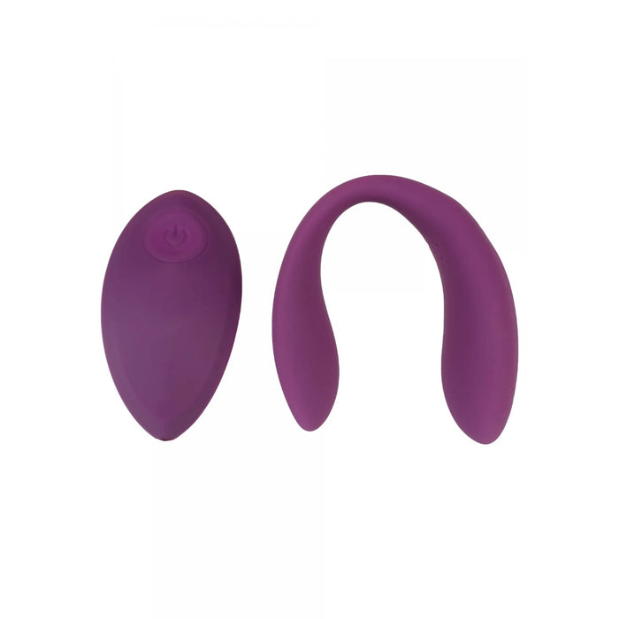 Bound Love porų vibratorius su pulteliu – silikoninis, USB, violetinis