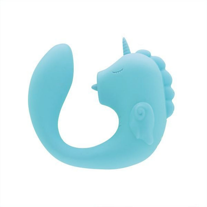 Ocean Peak Unihorn C-Horse vibratorius – klitorinis + G taško, silikoninis, USB