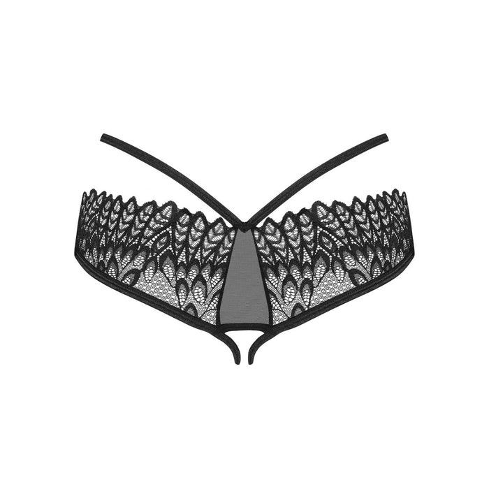 Obsessive Donarella atviri stringai – juodi, nėriniuoti