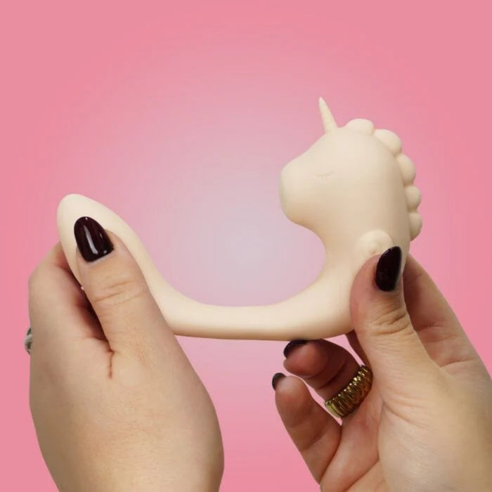 Unihorn C Horse Coral Throb Vibrator - Clitoral + G-spot, Silicone, USB