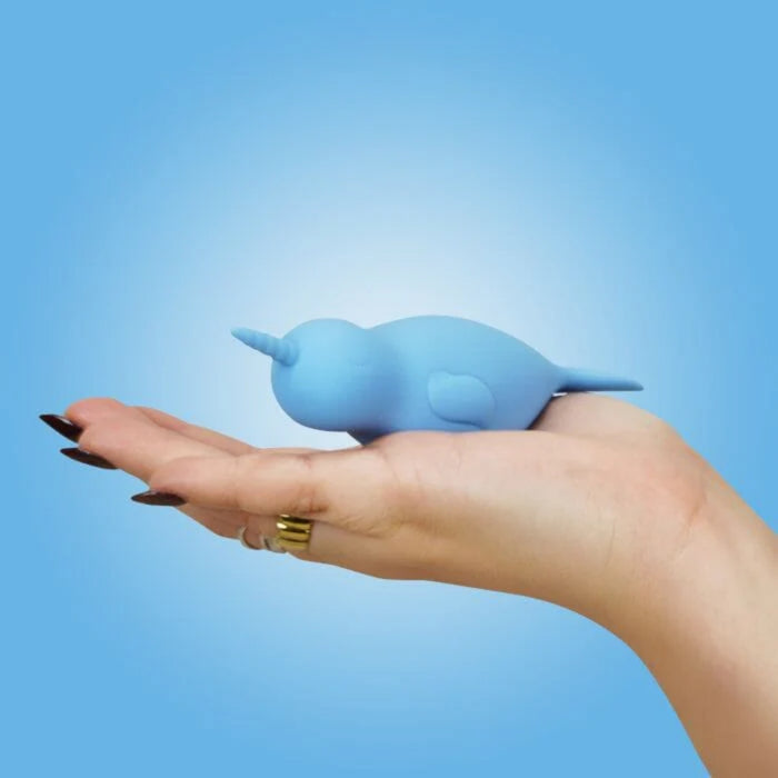 Unihorn Narwhal vibratorius – klitorinis, dviejų variklių, silikoninis, USB