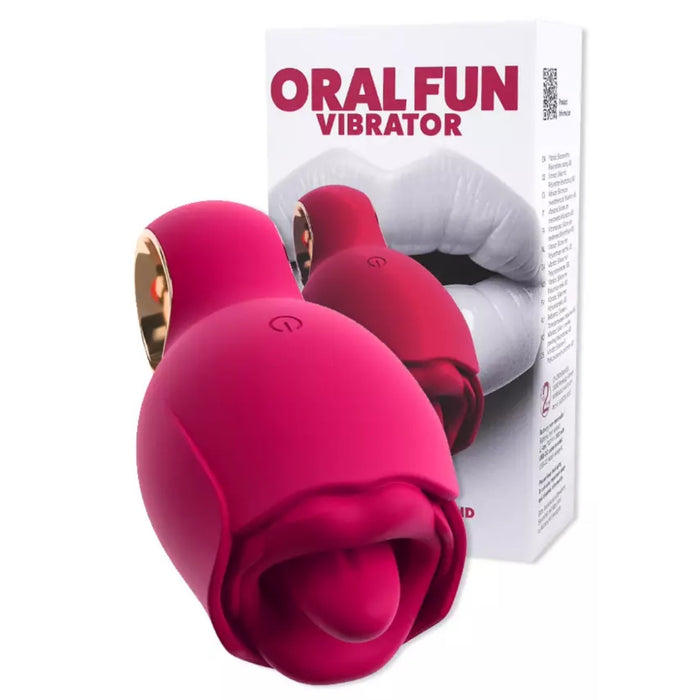 OralFun klitorinis stimuliatorius – „liežuvio“ efektas, silikoninis, USB